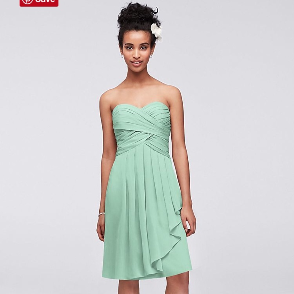 Davids Bridal Strapless Bridesmaid Dress